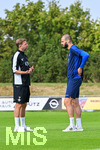 19.07.2026, Bad Wörishofen, Deutschland. 2. Bundesliga: Der SV Darmstadt 98 startet mit der ersten Trainingseinheit in das Sommertrainingslager. Cheftrainer Florian Kohfeldt (SV Darmstadt 98), Aleksandar Vukotic (SV Darmstadt 98)