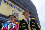 19.07.2026, Fussball Weltmeisterschaft 2026 in den USA, Finale, Spanien - Argentinien, im MetLife Stadium (New York/New Jersey (East Rutherford)),  Fans Spanien vor dem Stadion 
 

