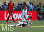 19.07.2026, Fussball Weltmeisterschaft 2026 in den USA, Finale, Spanien - Argentinien, im MetLife Stadium (New York/New Jersey (East Rutherford)), Giuliano Simeone (ARG) enttäuscht am Boden.
 

