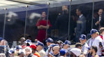 19.07.2026, Fussball Weltmeisterschaft 2026 in den USA, Finale, Spanien - Argentinien, im MetLife Stadium (New York/New Jersey (East Rutherford)), Ehrengäste hinter Glas, li: Spaniens Königin Letizia

