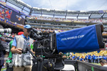 19.07.2026, Fussball Weltmeisterschaft 2026 in den USA, Finale, Spanien - Argentinien, im MetLife Stadium (New York/New Jersey (East Rutherford)), TV-Kamera am Spielfeldrand 
 

