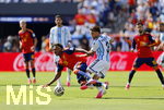 19.07.2026, Fussball Weltmeisterschaft 2026 in den USA, Finale, Spanien - Argentinien, im MetLife Stadium (New York/New Jersey (East Rutherford)), v.li: Lamine Yamal (Spanien) gegen Nicolas Tagliafico (Argentinien) 
 

