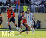19.07.2026, Fussball Weltmeisterschaft 2026 in den USA, Finale, Spanien - Argentinien, im MetLife Stadium (New York/New Jersey (East Rutherford)), v.li: Aymeric Laporte (Spanien), Rodri (Spanien), Lionel Messi (Argentinien) 
 

