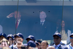 19.07.2026, Fussball Weltmeisterschaft 2026 in den USA, Finale, Spanien - Argentinien, im MetLife Stadium (New York/New Jersey (East Rutherford)), Ehrengäste hinter Glas, US-Präsident Donald Trump (li), Gianni Infantino (SUI, FIFA-Präsident), 

