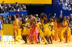 19.07.2026, Fussball Weltmeisterschaft 2026 in den USA, Finale, Spanien - Argentinien, im MetLife Stadium (New York/New Jersey (East Rutherford)), Halbzeitshow: Sängerin Shakira bei ihrem Auftritt.
 

