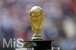 19.07.2026, Fussball Weltmeisterschaft 2026 in den USA, Finale, Spanien - Argentinien, im MetLife Stadium (New York/New Jersey (East Rutherford)), der Weltmeister-Pokal auf der Stele.
 

