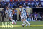 19.07.2026, Fussball Weltmeisterschaft 2026 in den USA, Finale, Spanien - Argentinien, im MetLife Stadium (New York/New Jersey (East Rutherford)), Lionel Messi (Argentinien) am Ball 
 

