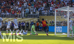 19.07.2026, Fussball Weltmeisterschaft 2026 in den USA, Finale, Spanien - Argentinien, im MetLife Stadium (New York/New Jersey (East Rutherford)), nach dem entscheidenden Siegtreffer 1:0 , NAHUEL MOLINA (ARG), MARCOS SENESI (ARG), Torwart Emiliano Martinez (Argentinien) frustriert 
 

