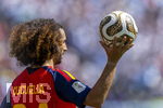 19.07.2026, Fussball Weltmeisterschaft 2026 in den USA, Finale, Spanien - Argentinien, im MetLife Stadium (New York/New Jersey (East Rutherford)), Marc Cucurella (Spanien) beim Einwurf.
 

