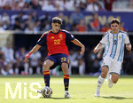 19.07.2026, Fussball Weltmeisterschaft 2026 in den USA, Finale, Spanien - Argentinien, im MetLife Stadium (New York/New Jersey (East Rutherford)), v.li: Pau Cubarsi (Spanien) gegen Julian Alvarez (Argentinien) 
 

