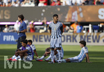 19.07.2026, Fussball Weltmeisterschaft 2026 in den USA, Finale, Spanien - Argentinien, im MetLife Stadium (New York/New Jersey (East Rutherford)), Spanien ist Fussball Weltmeister 2026, Nach dem Sieg der Spanier sind die Argentinier enttäuscht, Exequiel Palacios (ARG) 

