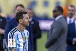 19.07.2026, Fussball Weltmeisterschaft 2026 in den USA, Finale, Spanien - Argentinien, im MetLife Stadium (New York/New Jersey (East Rutherford)), Spanien ist Fussball-Weltmeister 2026, Lionel Messi (Argentinien) nachdenklich 

