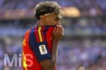 19.07.2026, Fussball Weltmeisterschaft 2026 in den USA, Finale, Spanien - Argentinien, im MetLife Stadium (New York/New Jersey (East Rutherford)), Lamine Yamal (Spanien) nachdenklich 
 

