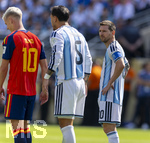 19.07.2026, Fussball Weltmeisterschaft 2026 in den USA, Finale, Spanien - Argentinien, im MetLife Stadium (New York/New Jersey (East Rutherford)), re: Lionel Messi (Argentinien) nachdenklich 

