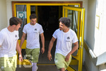 18.07.2026, Mindelheim, Deutschland. Testspiel zwischen dem FC Zürich und der SpVgg Greuther Fürth im Rahmen der Saisonvorbereitung 2026/2027. Fürth Spieler verlassen die Kabine.