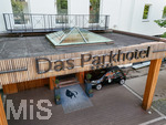 19.07.2026, Bad Wörishofen, Deutschland. 2. Bundesliga: Ankunft des SV Darmstadt 98 in Bad Wörishofen. Sommertrainingslager. Vorbereitung auf die Saison 2026/2027. Parkhoteleingang