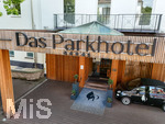19.07.2026, Bad Wörishofen, Deutschland. 2. Bundesliga: Ankunft des SV Darmstadt 98 in Bad Wörishofen. Sommertrainingslager. Vorbereitung auf die Saison 2026/2027. Parkhoteleingang