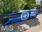 19.07.2026, Bad Wörishofen, Deutschland. 2. Bundesliga: Ankunft des SV Darmstadt 98 in Bad Wörishofen. Sommertrainingslager. Vorbereitung auf die Saison 2026/2027. Drohnenaufnahme vom Bus.