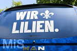 19.07.2026, Bad Wörishofen, Deutschland. 2. Bundesliga: Ankunft des SV Darmstadt 98 in Bad Wörishofen. Sommertrainingslager. Vorbereitung auf die Saison 2026/2027. Mannschaftsbus Wir Lilien.