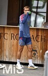 27.07.2026, Fussball Bundesliga 2026/2027, Trainingslager FC Bayern München in Rottach-Egern am Tegernsee (Bayern). Joao Palhinha (FC Bayern München) trinkt einen Schluck.