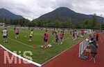 27.07.2026, Fussball Bundesliga 2026/2027, Trainingslager FC Bayern München in Rottach-Egern am Tegernsee (Bayern). Die Bayern Spieler trainieren unter der Bergkulisse