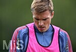 27.07.2026, Fussball Bundesliga 2026/2027, Trainingslager FC Bayern München in Rottach-Egern am Tegernsee (Bayern). Joao Palhimha (FC Bayern München) nachdenklich,
