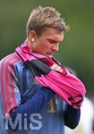 27.07.2026, Fussball Bundesliga 2026/2027, Trainingslager FC Bayern München in Rottach-Egern am Tegernsee (Bayern). Joao Palhimha (FC Bayern München) nachdenklich,