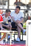 28.07.2026, Fussball Bundesliga 2026/2027, Trainingslager FC Bayern München in Rottach-Egern am Tegernsee (Bayern). v.l. Sportdirektor Christoph Freund (Bayern München) und Sportvorstand Max Eberl (Bayern München) im Gespräch.