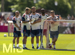 28.07.2026, Fussball Bundesliga 2026/2027, Trainingslager FC Bayern München in Rottach-Egern am Tegernsee (Bayern). Trainerstab, mit Co-Trainer Floribert Ngalula (FC Bayern München, N´Galula), Co-Trainer Rene Maric (FC Bayern München), Co-Trainer Aaron Danks (Bayern München),   