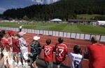 29.07.2026, Fussball Bundesliga 2026/2027, Trainingslager FC Bayern München in Rottach-Egern am Tegernsee (Bayern). Die Fans machen Fotos