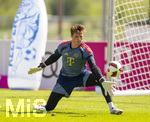 29.07.2026, Fussball Bundesliga 2026/2027, Trainingslager FC Bayern München in Rottach-Egern am Tegernsee (Bayern). Vormittags-Training am Stadion Birkenmoos, Torwart Jonas Urbig (FC Bayern München) 