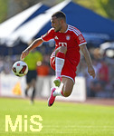30.07.2026, Fussball Bundesliga 2026/2027, Trainingslager FC Bayern München in Rottach-Egern am Tegernsee (Bayern). Testspiel FC Rottach Egern - FC Bayern München,  Arijon Ibrahimovic (FC Bayern München) am Ball.