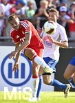 30.07.2026, Fussball Bundesliga 2026/2027, Trainingslager FC Bayern München in Rottach-Egern am Tegernsee (Bayern). Testspiel FC Rottach Egern - FC Bayern München,    Joao Palhinha (FC Bayern München) setzt sich durch, 