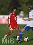 30.07.2026, Fussball Bundesliga 2026/2027, Trainingslager FC Bayern München in Rottach-Egern am Tegernsee (Bayern). Testspiel FC Rottach Egern - FC Bayern München,    Nathaniel Brown (FC Bayern München) am Ball. 