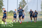 05.08.2026, München, Deutschland. Google Pixel Frauen-Bundesliga: Die FC Bayern Frauen absolvieren auf dem FC Bayern Campus eine Trainingseinheit zur Vorbereitung auf das Testspiel gegen Paris FC. Stine Ballisager (FC Bayern Frauen)
