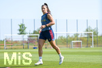 05.08.2026, München, Deutschland. Google Pixel Frauen-Bundesliga: Die FC Bayern Frauen absolvieren auf dem FC Bayern Campus eine Trainingseinheit zur Vorbereitung auf das Testspiel gegen Paris FC. Jovana Damnjanovic (FC Bayern Frauen)