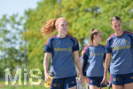 05.08.2026, München, Deutschland. Google Pixel Frauen-Bundesliga: Die FC Bayern Frauen absolvieren auf dem FC Bayern Campus eine Trainingseinheit zur Vorbereitung auf das Testspiel gegen Paris FC. Stine Ballisager (FC Bayern Frauen)