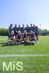 05.08.2026, München, Deutschland. Google Pixel Frauen-Bundesliga: Die FC Bayern Frauen absolvieren auf dem FC Bayern Campus eine Trainingseinheit zur Vorbereitung auf das Testspiel gegen Paris FC. Gruppenfoto