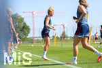 05.08.2026, München, Deutschland. Google Pixel Frauen-Bundesliga: Die FC Bayern Frauen absolvieren auf dem FC Bayern Campus eine Trainingseinheit zur Vorbereitung auf das Testspiel gegen Paris FC. Linda Dallmann (FC Bayern Frauen)