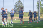 05.08.2026, München, Deutschland. Google Pixel Frauen-Bundesliga: Die FC Bayern Frauen absolvieren auf dem FC Bayern Campus eine Trainingseinheit zur Vorbereitung auf das Testspiel gegen Paris FC. Stine Ballisager (FC Bayern Frauen)