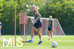 05.08.2026, München, Deutschland. Google Pixel Frauen-Bundesliga: Die FC Bayern Frauen absolvieren auf dem FC Bayern Campus eine Trainingseinheit zur Vorbereitung auf das Testspiel gegen Paris FC. Pernille Harder (FC Bayern Frauen)