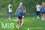 05.08.2026, München, Deutschland. Google Pixel Frauen-Bundesliga: Die FC Bayern Frauen absolvieren auf dem FC Bayern Campus eine Trainingseinheit zur Vorbereitung auf das Testspiel gegen Paris FC. Linda Dallmann (FC Bayern Frauen)