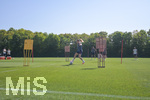 05.08.2026, München, Deutschland. Google Pixel Frauen-Bundesliga: Die FC Bayern Frauen absolvieren auf dem FC Bayern Campus eine Trainingseinheit zur Vorbereitung auf das Testspiel gegen Paris FC. Stine Ballisager (FC Bayern Frauen)