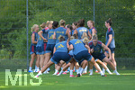 05.08.2026, München, Deutschland. Google Pixel Frauen-Bundesliga: Die FC Bayern Frauen absolvieren auf dem FC Bayern Campus eine Trainingseinheit zur Vorbereitung auf das Testspiel gegen Paris FC. Die Mannschaft