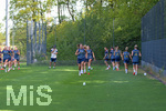 05.08.2026, München, Deutschland. Google Pixel Frauen-Bundesliga: Die FC Bayern Frauen absolvieren auf dem FC Bayern Campus eine Trainingseinheit zur Vorbereitung auf das Testspiel gegen Paris FC. Lena Oberdorf (FC Bayern Frauen)