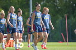 05.08.2026, München, Deutschland. Google Pixel Frauen-Bundesliga: Die FC Bayern Frauen absolvieren auf dem FC Bayern Campus eine Trainingseinheit zur Vorbereitung auf das Testspiel gegen Paris FC. Jovana Damnjanovic (FC Bayern Frauen)