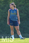 05.08.2026, München, Deutschland. Google Pixel Frauen-Bundesliga: Die FC Bayern Frauen absolvieren auf dem FC Bayern Campus eine Trainingseinheit zur Vorbereitung auf das Testspiel gegen Paris FC. Lena Oberdorf (FC Bayern Frauen)