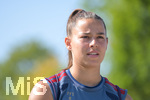 05.08.2026, München, Deutschland. Google Pixel Frauen-Bundesliga: Die FC Bayern Frauen absolvieren auf dem FC Bayern Campus eine Trainingseinheit zur Vorbereitung auf das Testspiel gegen Paris FC. Lena Oberdorf (FC Bayern Frauen)