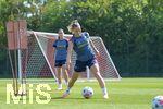 05.08.2026, München, Deutschland. Google Pixel Frauen-Bundesliga: Die FC Bayern Frauen absolvieren auf dem FC Bayern Campus eine Trainingseinheit zur Vorbereitung auf das Testspiel gegen Paris FC. Katharina Naschenweng (FC Bayern Frauen)