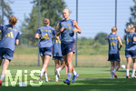 05.08.2026, München, Deutschland. Google Pixel Frauen-Bundesliga: Die FC Bayern Frauen absolvieren auf dem FC Bayern Campus eine Trainingseinheit zur Vorbereitung auf das Testspiel gegen Paris FC. Pernille Harder (FC Bayern Frauen)